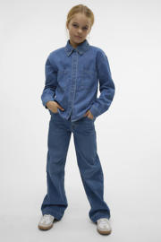 thumbnail: VERO MODA GIRL wide leg jeans VMDAISY medium blue denim