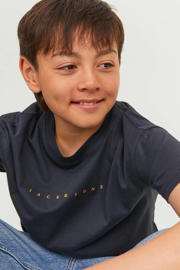 thumbnail: JACK & JONES JUNIOR T-shirt JJESTAR met logo donkerblauw