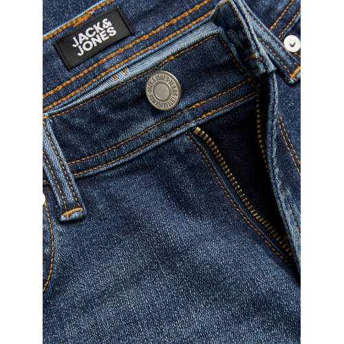 jack & jones JUNIOR low waist slim fit jeans JJIGLENN JJIORIGINAL blue denim Blauw Jongens Stretchdenim 164