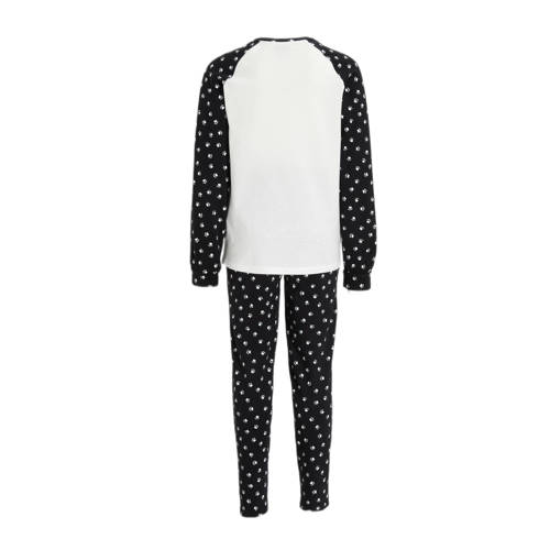 NOUS Kids pyjama Panda Paws zwart wit Katoen Ronde hals 110 116