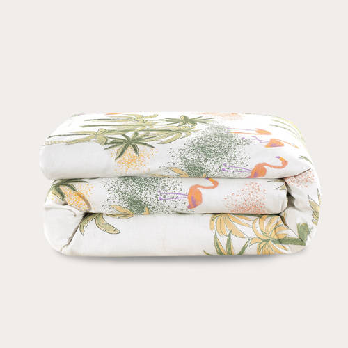 NOUS Kids katoenen dekbedovertrek baby (100x135 cm) Multi Dierenprint