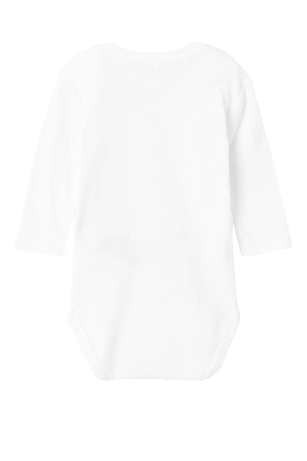 NAME IT BABY Romper NBNBODY Set Van 2 Wit Kleertjes name-it-baby-romper-nbnbody-set-van-2-wit-kleertjes