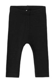 thumbnail: Zwarte NAME IT BABY baby broek van katoen met skinny fit, regular waist, elastische inzet en effen