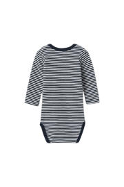 thumbnail: NAME IT BABY romper NBNBODY - set van 2 donkerblauw/wit