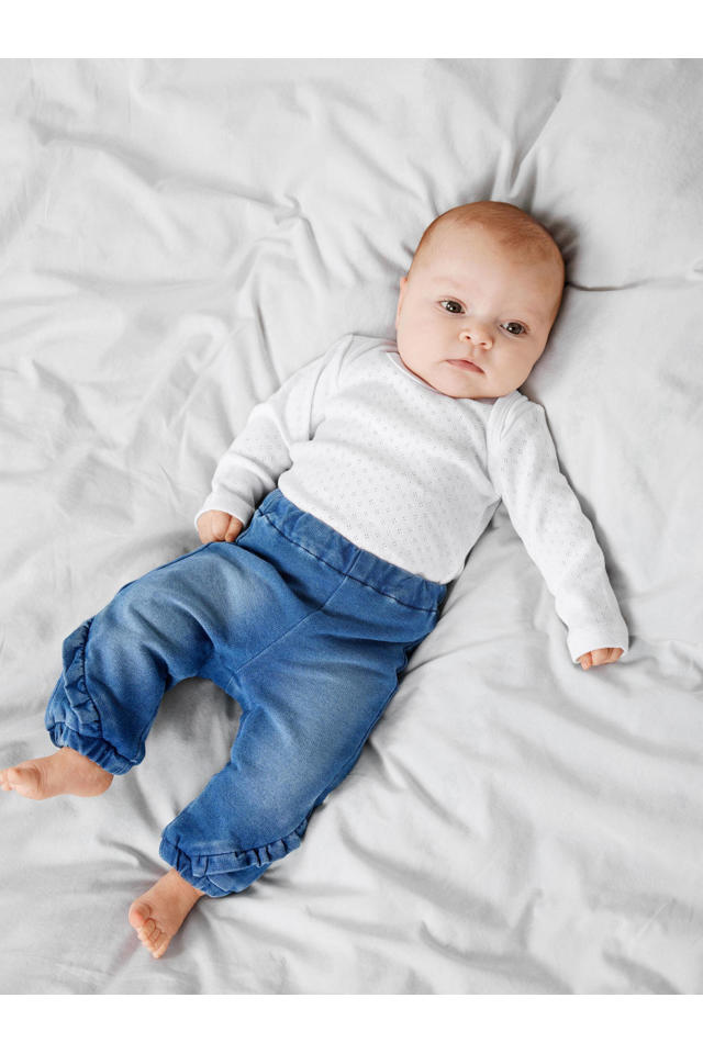 Pluche pop Spelen met Kloppen NAME IT BABY baby regular fit jeans NBFBELLA medium blue denim |  kleertjes.com