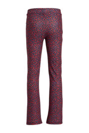thumbnail: anytime flared broek met bloemenprint rood/blauw