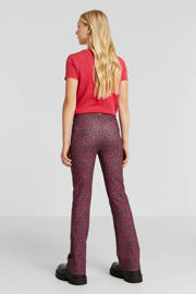 thumbnail: anytime flared broek met bloemenprint rood/blauw