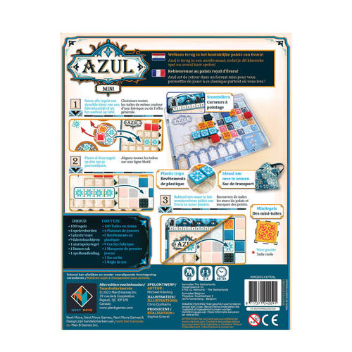 Next Move Games Azul Mini Bordspel | Bordspel van