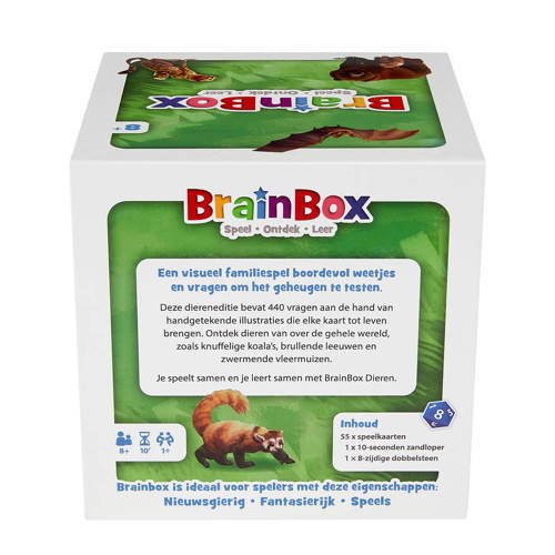 Bezzerwizzer BrainBox Dieren Kaartspel | Kaartspel van