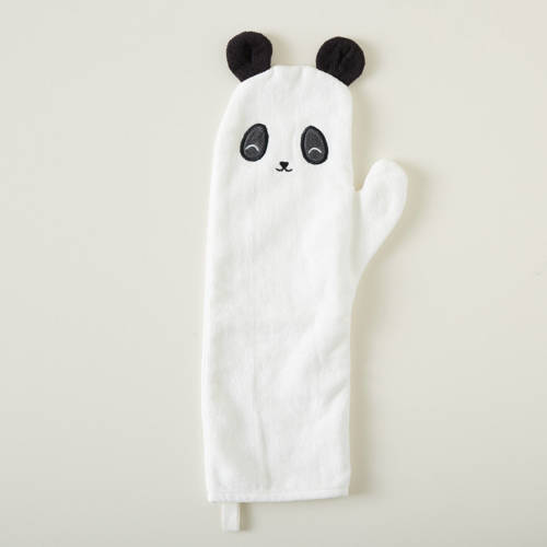 NOUS Kids lange washand (set van 2) Hydrofiele washandjes Wit