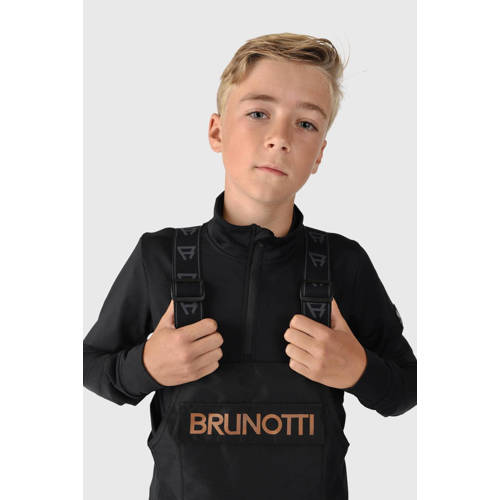 Brunotti skibroek zwart/bruin Jongens Polyester 