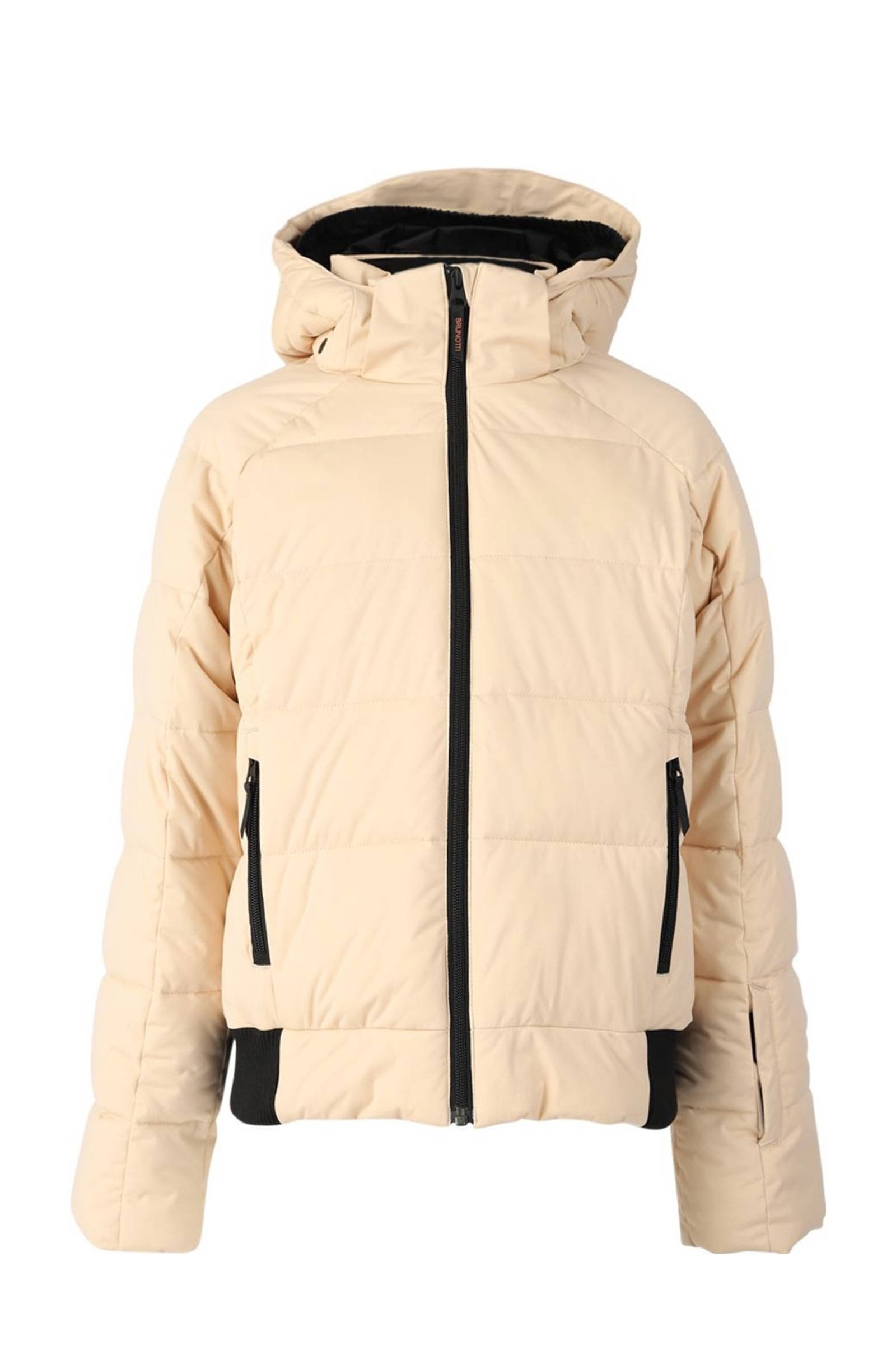 Brunotti ski jack Suncrown off white kleertjes