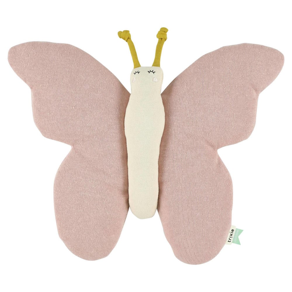 Trixie vlinder roze knuffel 35 cm