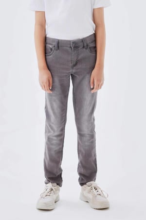slim fit jeans NKMTHEO medium grey denim