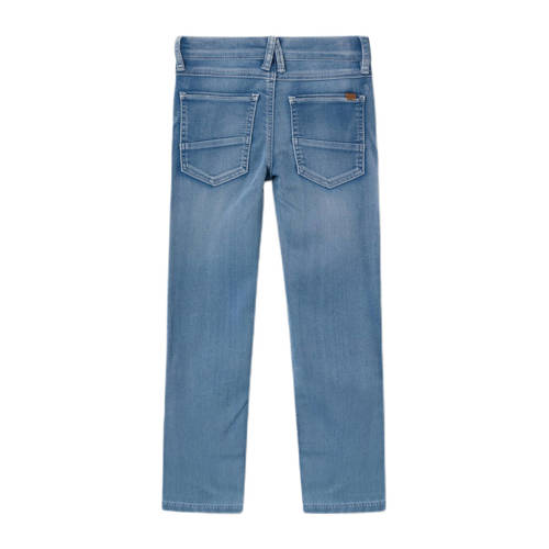 NAME IT KIDS slim fit jeans NKMTHEO light blue denim Blauw Jongens Jog denim