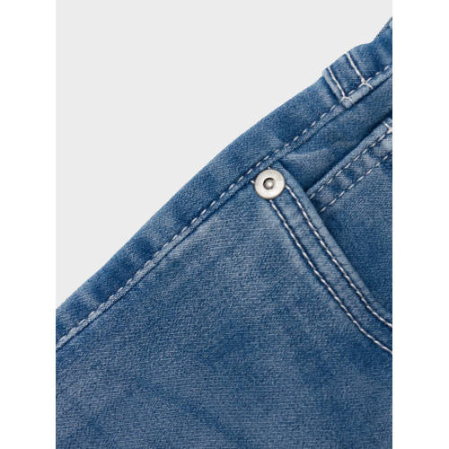 NAME IT KIDS slim fit jeans NKMTHEO light blue denim Blauw Jongens Jog denim