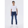 NAME IT KIDS slim fit jeans NKMSILAS dark blue denim