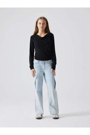 wide leg jeans NLFTARTIZZA light blue denim