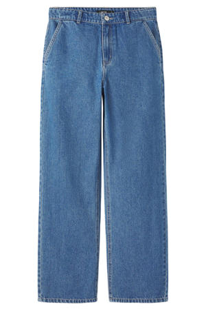 loose fit jeans medium blue denim