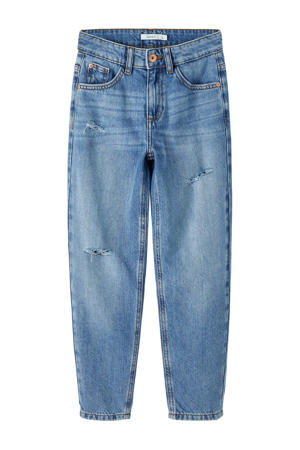 tapered fit jeans NKMSILAS medium blue denim