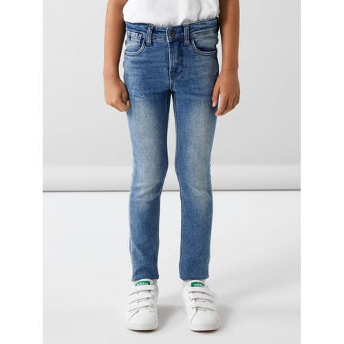 Name It medium Blauw jeans Vergelijk prijzen NKMTHEO KIDS denim slim Stretchdenim blue Jongens - fit