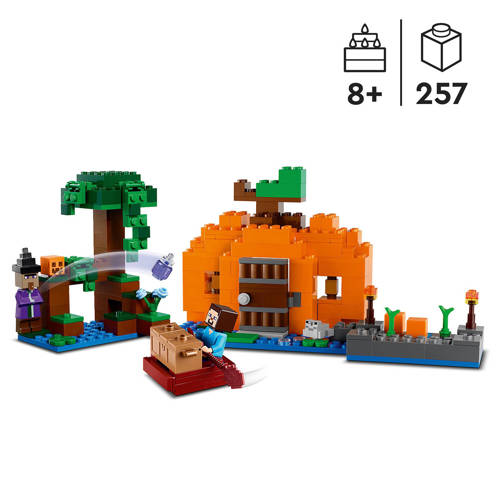 Lego Minecraft De pompoenboerderij 21248 Bouwset | Bouwset van