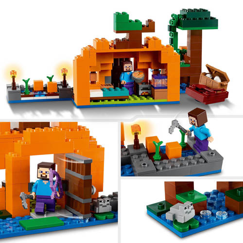 Lego Minecraft De pompoenboerderij 21248 Bouwset | Bouwset van
