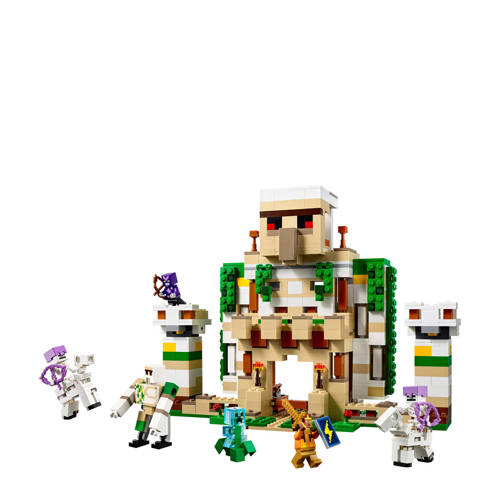 Lego Minecraft Het ijzergolemfort 21250 Bouwset | Bouwset van