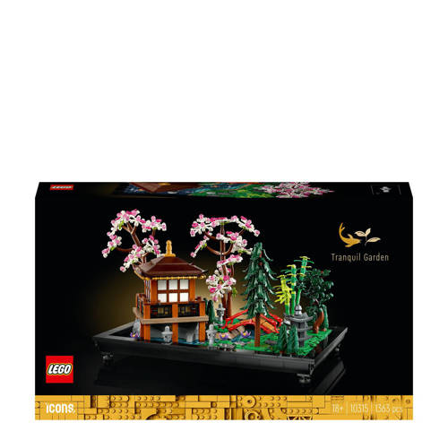 Lego Icons Rustgevende tuin 10315 Bouwset
