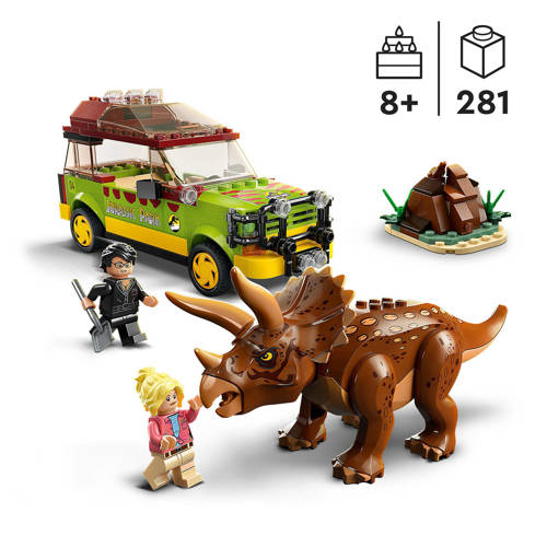 Lego Jurassic World Triceratops onderzoek 76959 Bouwset