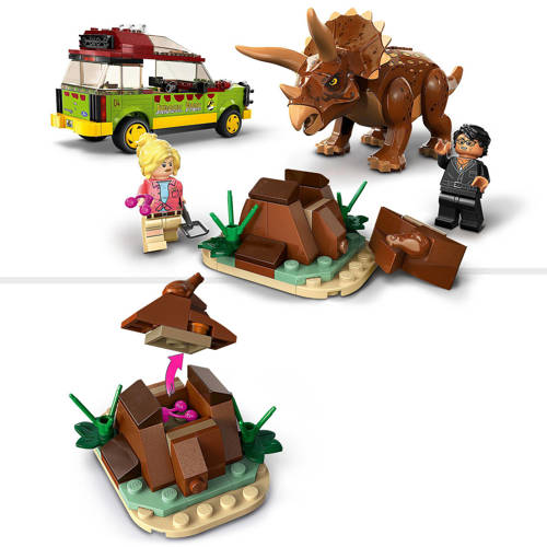 Lego Jurassic World Triceratops onderzoek 76959 Bouwset