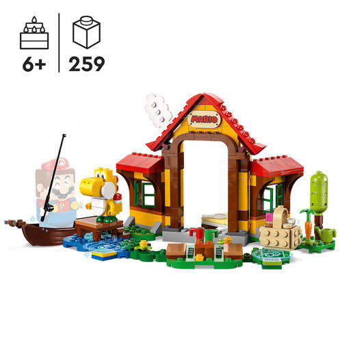 Lego Super Mario Uitbreidingsset: Picknick bij Mario's huis 71422 Bouwset