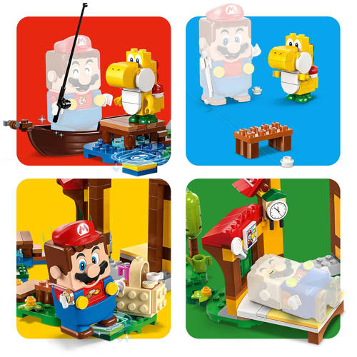 Lego Super Mario Uitbreidingsset: Picknick bij Mario's huis 71422 Bouwset