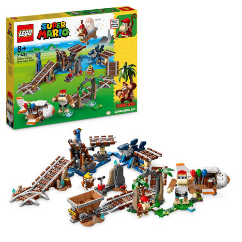 Lego Super Mario Uitbreidingsset: Diddy Kongs mijnwagenrit 71425 Bouwset