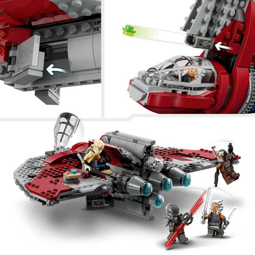 Lego Star Wars Ahsoka Tano's T-6 Jedi shuttle 75362 Bouwset