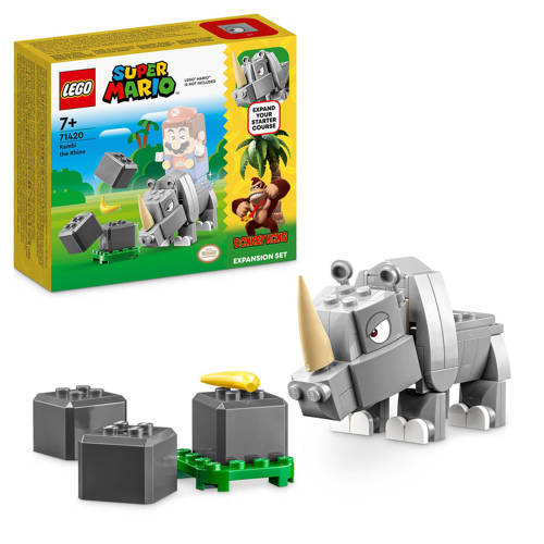 Lego Super Mario Uitbreidingsset: Rambi de neushoorn 71425 Bouwset