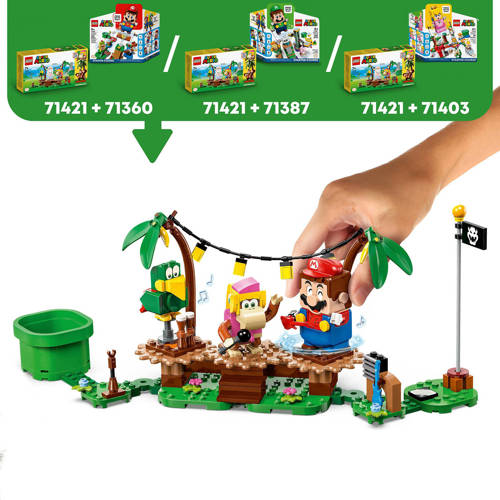 Lego Super Mario Uitbreidingsset: Dixie Kongs Jungleshow 71421 Bouwset