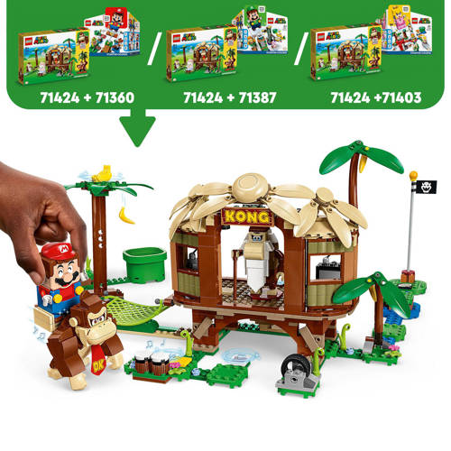 Lego Super Mario Uitbreidingsset: Donkey Kongs boomhut 10991 Bouwset