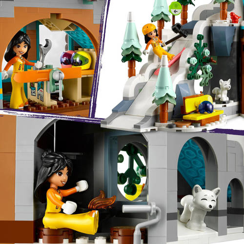 Lego Friends Vakantie skipiste en café 41756 Bouwset