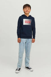 thumbnail: JACK & JONES JUNIOR hoodie JJECORP met logo donkerblauw
