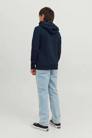thumbnail: JACK & JONES JUNIOR hoodie JJECORP met logo donkerblauw