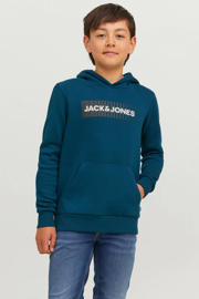 thumbnail: JACK & JONES JUNIOR hoodie JJECORP met logo blauw