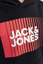 thumbnail: JACK & JONES JUNIOR hoodie JJECORP met logo zwart