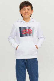 thumbnail: JACK & JONES JUNIOR hoodie JJECORP met logo wit