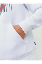 thumbnail: JACK & JONES JUNIOR hoodie JJECORP met logo wit