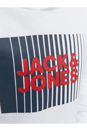 thumbnail: JACK & JONES JUNIOR hoodie JJECORP met logo wit