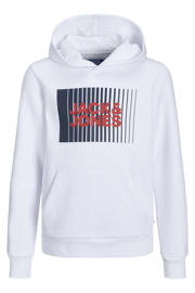 thumbnail: JACK & JONES JUNIOR hoodie JJECORP met logo wit