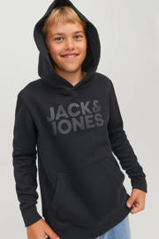 thumbnail: JACK & JONES JUNIOR hoodie JJECORP met logo zwart