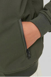 thumbnail: JACK & JONES JUNIOR softshell jas JJEBASIC SOFTSHELL donkergroen