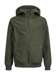 thumbnail: JACK & JONES JUNIOR softshell jas JJEBASIC SOFTSHELL donkergroen